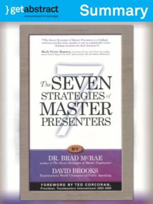 cover image of The Seven Strategies of Master Presenters (Summary)